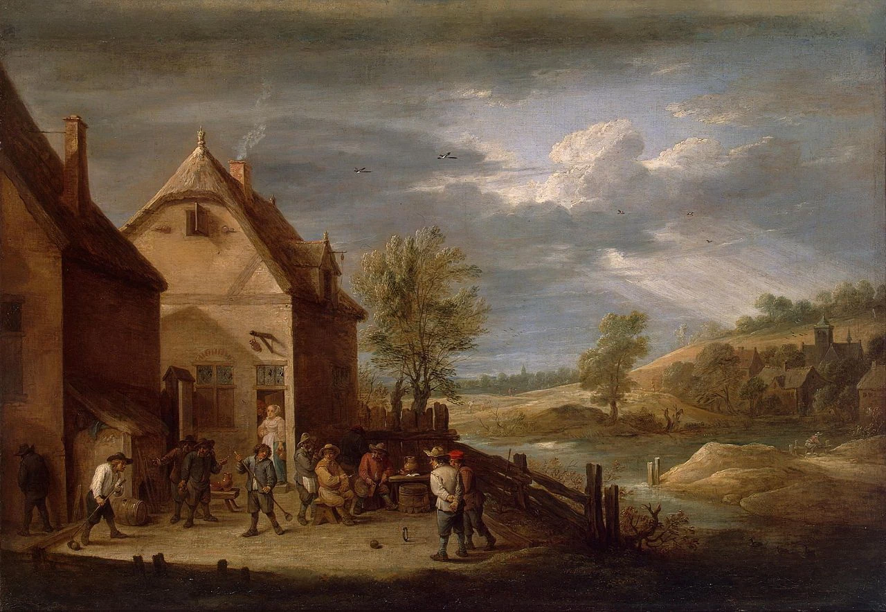Contadini che giocano a bocce - Hermitage Museum